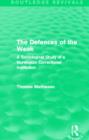 The Defences of the Weak (Routledge Revivals) : A Sociological Study of a Norwegian Correctional Institution - Book