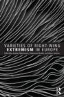 Varieties of Right-Wing Extremism in Europe - Book