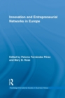 Innovation and Entrepreneurial Networks in Europe - Book