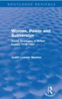 Women, Power and Subversion (Routledge Revivals) : Social Strategies in British Fiction, 1778-1860 - Book