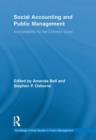 Social Accounting and Public Management : Accountability for the Public Good - Book