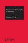 IBSS: Sociology: 2011 Vol.61 : International Bibliography of the Social Sciences - Book