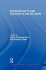 Transnational Private Governance and its Limits - Book