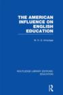 American Influence on English Education - Book
