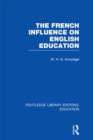 French Influence on English Education - Book