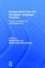 Perspectives from the European Language Portfolio : Learner autonomy and self-assessment - Book
