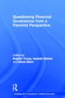 Questioning Financial Governance from a Feminist Perspective - Book