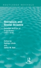 Socialism and Social Science (Routledge Revivals) : Selected Writings of Ervin Szabo (1877-1918) - Book