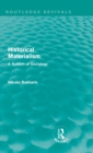 Historical Materialism (Routledge Revivals) : A System of Sociology - Book