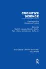 Cognitive Science : Contributions to Educational Practice - Book