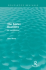 The Soviet Economy (Routledge Revivals) - Book