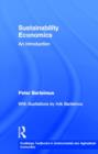 Sustainability Economics : An Introduction - Book