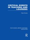 Critical Events in Teaching & Learning - Book