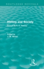 History and Society : Essays by R.H. Tawney - Book