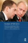 Russia after 2012 : From Putin to Medvedev to Putin – Continuity, Change, or Revolution? - Book