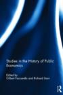 Studies in the History of Public Economics - Book