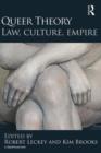 Queer Theory: Law, Culture, Empire - Book
