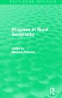 Progress in Rural Geography (Routledge Revivals) - Book