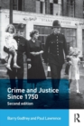Crime and Justice since 1750 - Book