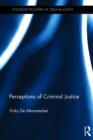 Perceptions of Criminal Justice - Book