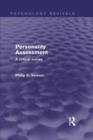 Personality Assessment (Psychology Revivals) : A critical survey - Book