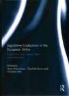 Legislative Codecision in the European Union : Experience over Twenty Years and Implications - Book