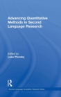 Advancing Quantitative Methods in Second Language Research - Book
