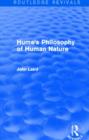 Hume's Philosophy of Human Nature (Routledge Revivals) - Book