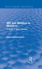 Wit and Wisdom in Morocco (Routledge Revivals) : A Study of Native Proverbs - Book
