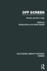 Off Screen : Women and Film in Italy: Seminar on Italian and American directions - Book
