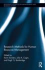 Research Methods for Human Resource Management - Book