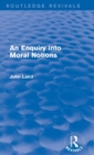 An Enquiry into Moral Notions (Routledge Revivals) - Book
