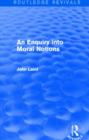 An Enquiry into Moral Notions (Routledge Revivals) - Book
