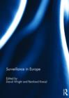Surveillance in Europe - Book