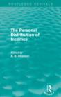 The Personal Distribution of Incomes (Routledge Revivals) - Book