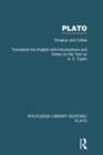 Plato: Timaeus and Critias (RLE: Plato) - Book
