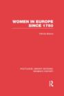 Women in Europe since 1750 - Book