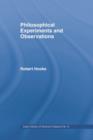 Philosophical Experiments and Observations - Book