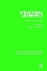 Structural Learning (Volume 2) : Issues and Approaches - Book
