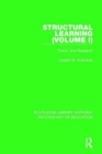 Structural Learning (Volume 1) : Theory and Research - Book