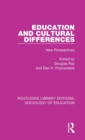 Education and Cultural Differences : New Perspectives - Book