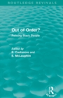 Out of Order? (Routledge Revivals) : Policing Black People - Book