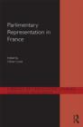 Parliamentary Representation in France - Book