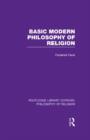Basic Modern Philosophy of Religion - Book