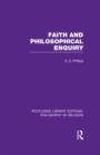 Faith and Philosophical Enquiry - Book