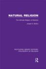 Natural Religion : The Ultimate Religion of Mankind - Book