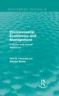 Environmental Economics and Management (Routledge Revivals) : Pollution and Natural Resources - Book