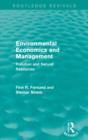Environmental Economics and Management (Routledge Revivals) : Pollution and Natural Resources - Book