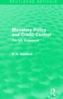 Monetary Policy and Credit Control (Routledge Revivals) : The UK Experience - Book