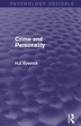 Crime and Personality - Book